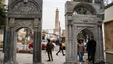 الموصل القديمة... وعلى خلفيتها منارة الحدباء التاريخية لمسجد النوري