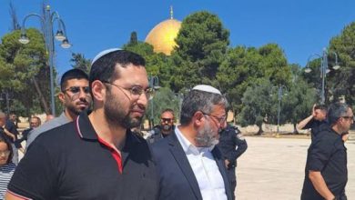 بن غفير يقود المستوطنين مجدداً لاقتحام المسجد الأقصى