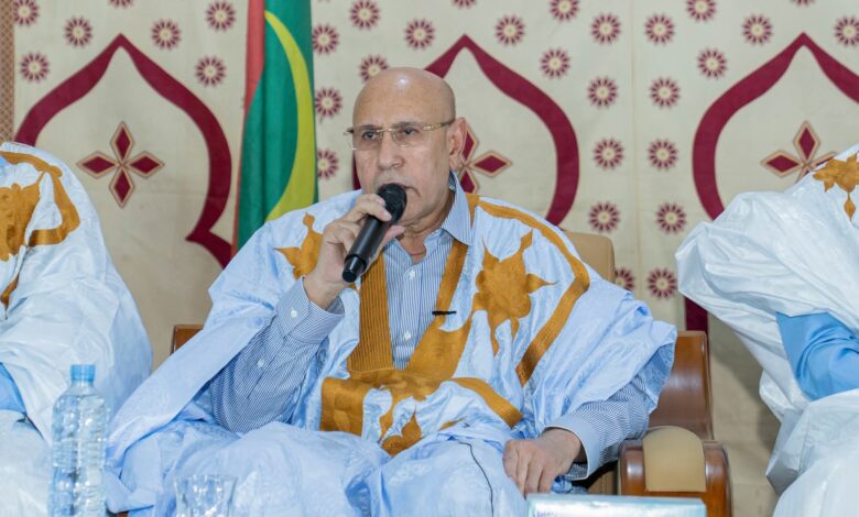 الرئيس الموريتاني:"ينبغي أن نتساءل لماذا نستورد المحاصيل بينما شبابنا عاطل وأراضينا خصبة؟"