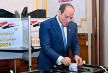 السيسي يدلي بصوته في المرحلة الثانية من انتخابات مجلس النواب 2025