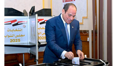 السيسي يدلي بصوته في المرحلة الثانية من انتخابات مجلس النواب 2025
