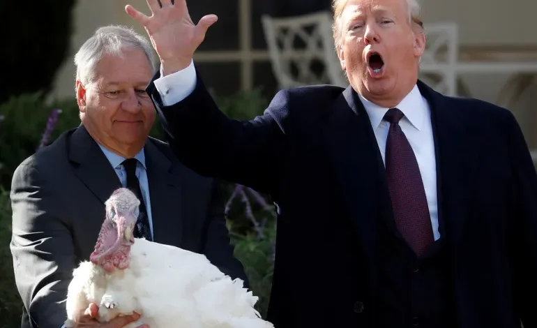 الرئيس ترامب يعفو عن الديك الرومي غوبل بمناسبة عيد الشكر