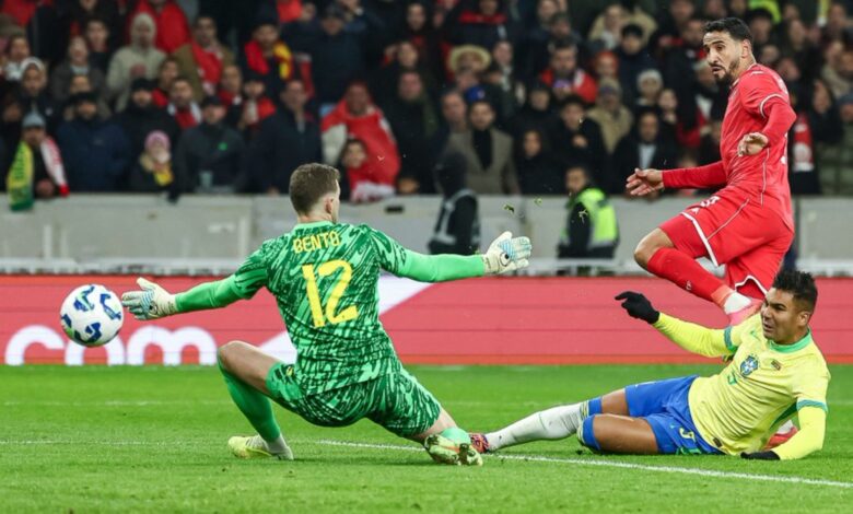 تعادل إيجابي 1-1 بين تونس والبرازيل في ودية استعدادًا لكأس العالم 2026 1 تعادل إيجابي 1-1 بين تونس والبرازيل في ودية استعدادًا لكأس العالم 2026