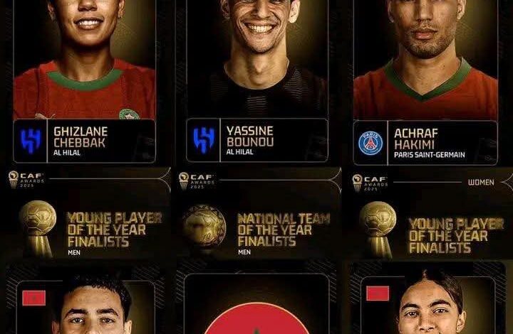 المغرب يتألق في حفل جوائز الكاف 2025 ويحقق نتائج تاريخية