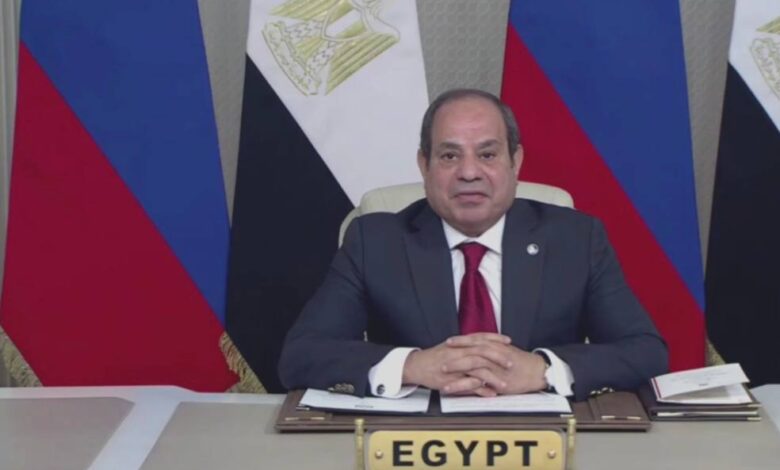 السيسي: التعاون مع روسيا مشاريع حقيقية لمصلحة الشعبين