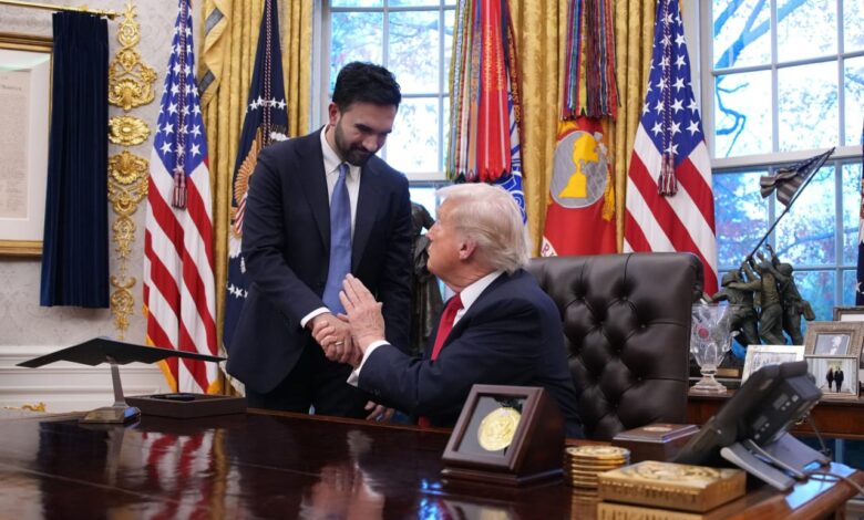 بعد لقائهما.. ترامب يتعهد بدعم عمدة نيويورك الجديد زهران ممداني