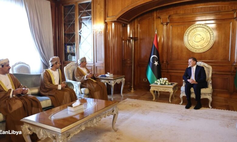 ليبيا وسلطنة عُمان تبحثان تعزيز التعاون في مجالات الطاقة والاستثمار