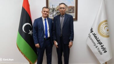 ليبيا وفرنسا تبحثان تعزيز التعاون الاقتصادي والتجاري