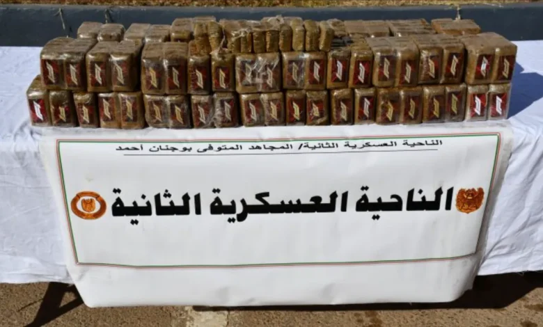 الجيش الجزائري يحبط تهريب كميات ضخمة من المخدرات عبر الحدود مع المغرب