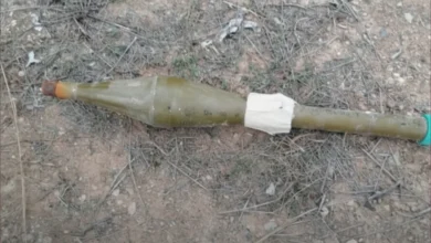 ليبيا:انتشال قذيفة "آر بي جي" غير منفجرة قرب خزانات النفط في طرابلس