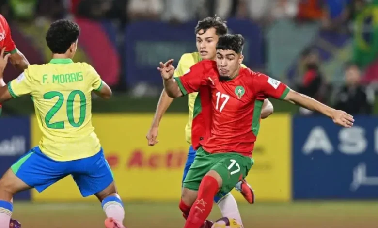 هدف قاتل يقصي المغرب من مونديال U17 أمام البرازيل