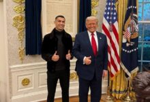 ترمب: لقائي برونالدو كان ممتعاً.. وابني بارون معجب كبير به