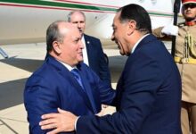 الوزير الأول الجزائري سيفي غريب يزور مصر لعقد اللجنة المشتركة العليا