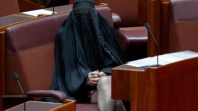 جدل في البرلمان الأسترالي بعد ارتداء نائبة يمينية للنقاب