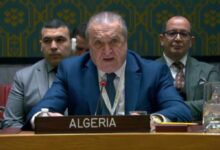 مندوب الجزائر في مجلس الأمن: ندعو مجلس الأمن إلى إلزام إسرائيل باحترام وقف إطلاق النار