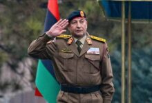 المنفي يشيّع رئيس أركان الجيش الليبي ومارافقيه بعد حادث تحطم الطائرة