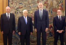 عباس يلتقي ملك إسبانيا بعد اعتراف مدريد بدولة فلسطين