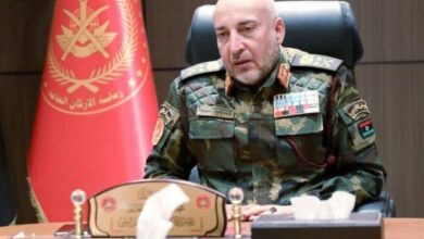 ليبيا تعلن ثلاثة أيام حدادًا رسميًا على وفاة رئيس الأركان والفريق المرافق له