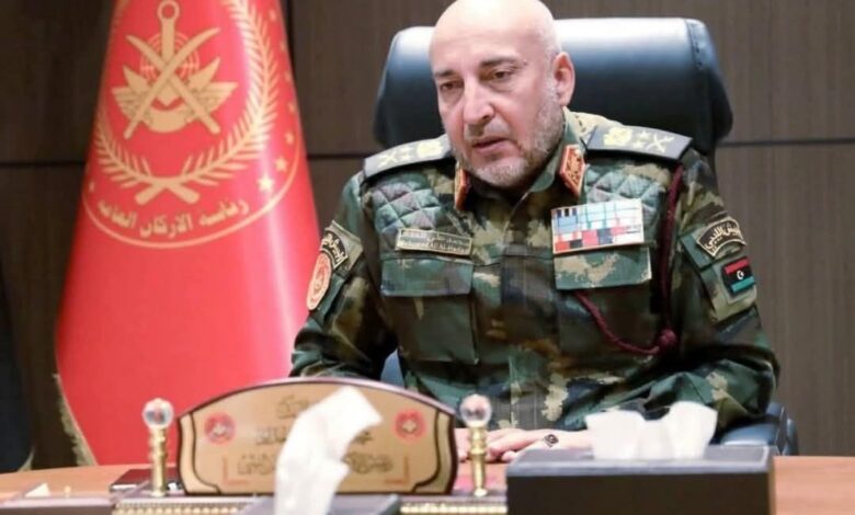 ليبيا تعلن ثلاثة أيام حدادًا رسميًا على وفاة رئيس الأركان والفريق المرافق له
