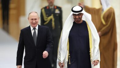 الإمارات تدين محاولة استهداف مقر إقامة الرئيس الروسي وتعلن تضامنها مع موسكو