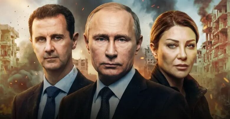 تسريب فيديو يثير جدلاً بعد ظهور لقطات تُظهر بشار الأسد ولونا الشبل يسخران من مظهر فلاديمير بوتين 1 تسريب فيديو يثير جدلاً بعد ظهور لقطات تُظهر بشار الأسد ولونا الشبل يسخران من مظهر فلاديمير بوتين