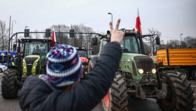 مزارعون أوروبيون يتظاهرون في بروكسل ضد اتفاقية "ميركوسور" 2 مزارعون أوروبيون يتظاهرون في بروكسل ضد اتفاقية "ميركوسور"