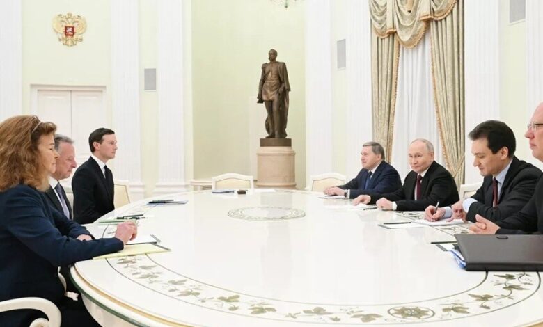 بوتين يستقبل مبعوثي ترامب وكوشنر في موسكو: محادثات استمرت خمس ساعات واعتُبرت مثمرة