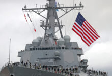 المدمرة الأمريكية "USS توماس هودنر" تنضم لقوات واشنطن في البحر الكاريبي