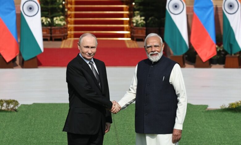 الهند وروسيا تتفقان على برنامج تعاون اقتصادي حتى 2030