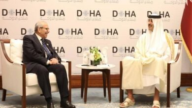 رئيس الحكومة اللبنانية نواف سلام يلتقي أمير قطر والرئيس السوري على هامش منتدى الدوحة 2025 7 رئيس الحكومة اللبنانية نواف سلام يلتقي أمير قطر والرئيس السوري على هامش منتدى الدوحة 2025