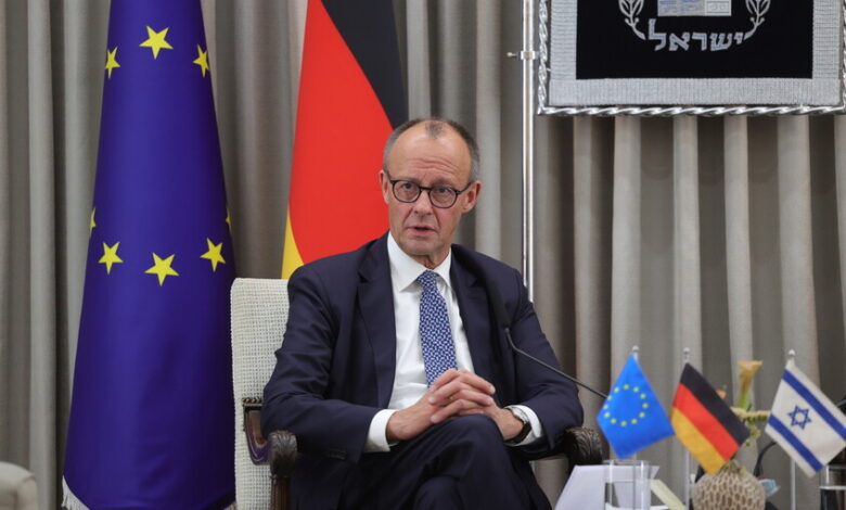 المستشار الألماني يدعو إسرائيل للتخلي عن ضم أراضٍ في الضفة الغربية