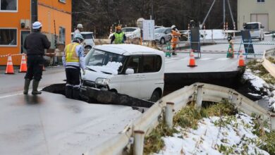 زلزال بقوة 7.5 درجة يضرب شمال اليابان ويسبب إصابات وانقطاع الكهرباء