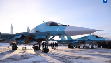 روستيخ تسلّم الدفاع الروسية دفعة جديدة من قاذفات "سو-34" المطوّرة 4 روستيخ تسلّم الدفاع الروسية دفعة جديدة من قاذفات "سو-34" المطوّرة