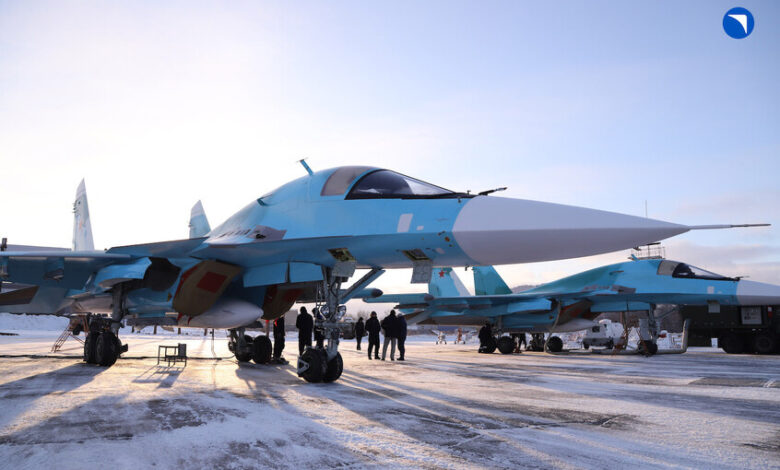 روستيخ تسلّم الدفاع الروسية دفعة جديدة من قاذفات "سو-34" المطوّرة 1 روستيخ تسلّم الدفاع الروسية دفعة جديدة من قاذفات "سو-34" المطوّرة