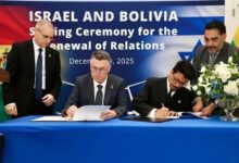 إسرائيل وبوليفيا تعيدان العلاقات الدبلوماسية بعد تغيير الحكومة البوليفية