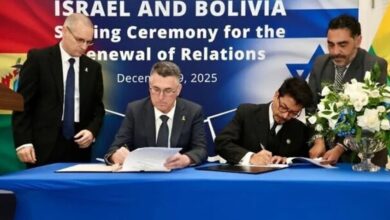 إسرائيل وبوليفيا تعيدان العلاقات الدبلوماسية بعد تغيير الحكومة البوليفية 3 إسرائيل وبوليفيا تعيدان العلاقات الدبلوماسية بعد تغيير الحكومة البوليفية