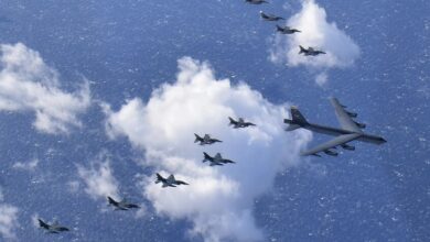 مناورات أمريكية-يابانية فوق بحر اليابان بمشاركة قاذفات "بي-52