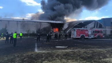 تحطم طائرة صغيرة قرب مطار تولوكا بالمكسيك 3 تحطم طائرة صغيرة قرب مطار تولوكا بالمكسيك