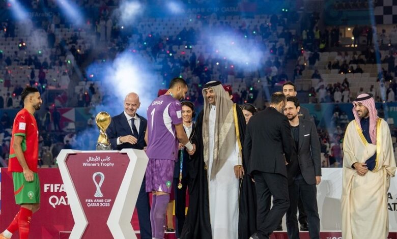 أمير قطر يهنئ الفائزين بكأس العرب 2025 ويشيد بتنظيم البطولة 1 أمير قطر يهنئ الفائزين بكأس العرب 2025 ويشيد بتنظيم البطولة