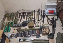 الجيش اللبناني يضبط مخزن أسلحة داخل شقة في بعلبك