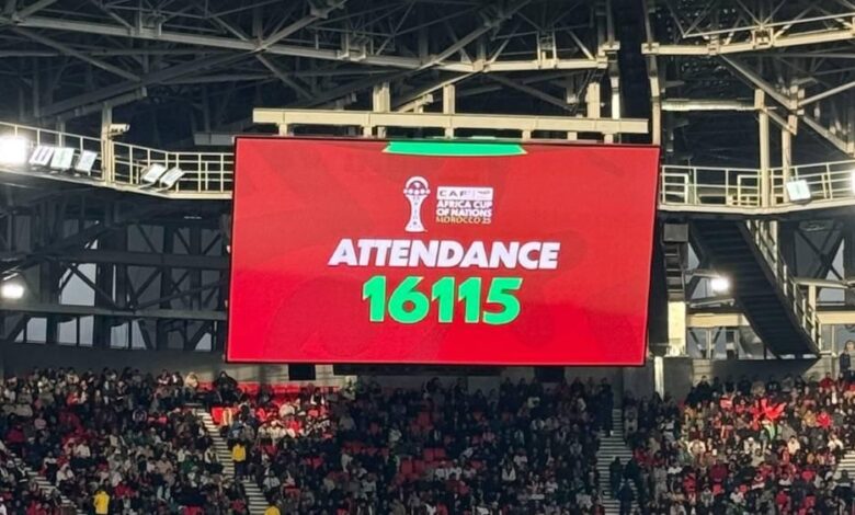 ألف متفرج حضرو مباراة الجزائر والسودان في كأس أمم إفريقيا بالمغرب