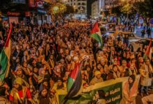 المغرب.. مسيرة حاشدة في طنجة رفضاً للتطبيع وتضامناً مع غزة