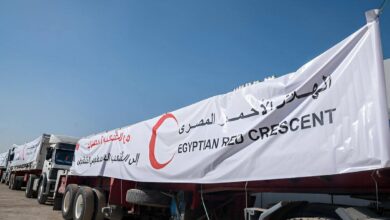 مصر..إطلاق قافلة زاد العزة الـ84 بحمولة 280 ألف مواد غذائية و55 ألف قطعة ملابس