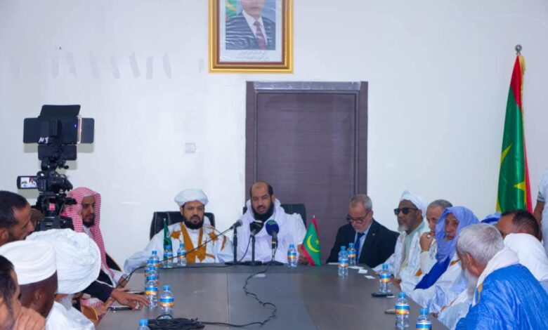 إمام الحرم النبوي يزور هيئة العلماء والمجلس الأعلى للزكاة في موريتانيا 1 إمام الحرم النبوي يزور هيئة العلماء والمجلس الأعلى للزكاة في موريتانيا