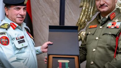 ليبيا والأردن تعززان التعاون العسكري خلال زيارة وفد أردني لبنغازي