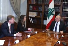 الرئاسة اللبنانية: روسيا تجدد دعمها للبنان بشأن التفاوض مع إسرائيل