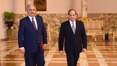 السيسي يشدد على ضرورة إخراج القوات الأجنبية والمرتزقة من ليبيا