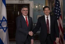 وزير الخارجية الإسرائيلي: أجريت محادثات جيدة مع نظيري الأمريكي في واشنطن حول الفرص والتحديات في الشرق الأوسط