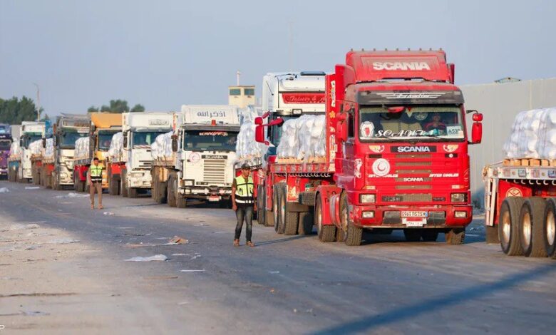 المكتب الإعلامي الحكومي بغزة: تصريحات السفير الأمريكي بالأمم المتحدة بشأن دخول 600 شاحنة يوميا مضللة 1 المكتب الإعلامي الحكومي بغزة: تصريحات السفير الأمريكي بالأمم المتحدة بشأن دخول 600 شاحنة يوميا مضللة