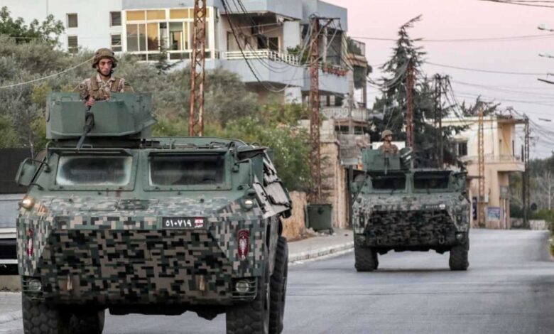 الجيش اللبناني يعلن تعرض دورية لإطلاق نار عند الحدود السورية 1 الجيش اللبناني يعلن تعرض دورية لإطلاق نار عند الحدود السورية